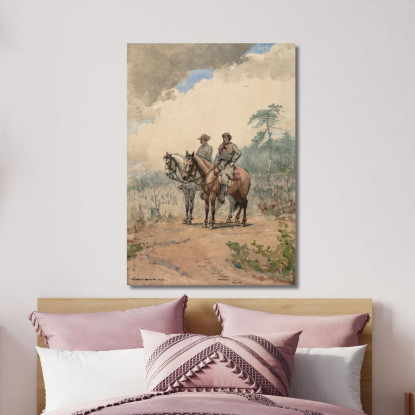 Two Scouts Winslow Homer canvas print