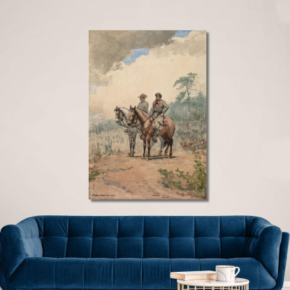 Two Scouts Winslow Homer canvas print