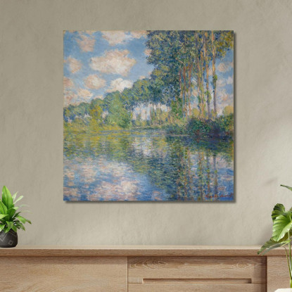 Pioppi Sull'Epte Claude Monet mnt122 quadro stampato su tela