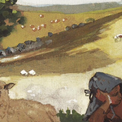 Pomeriggio Caldo Winslow Homer quadro stampato su tela