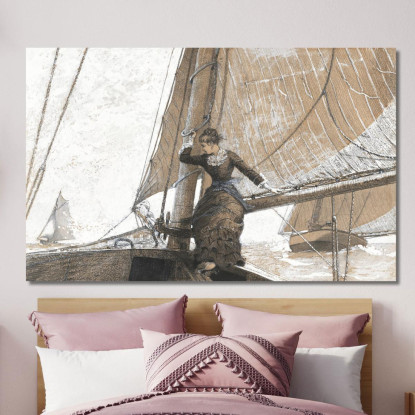 Yachting Girl Winslow Homer canvas print