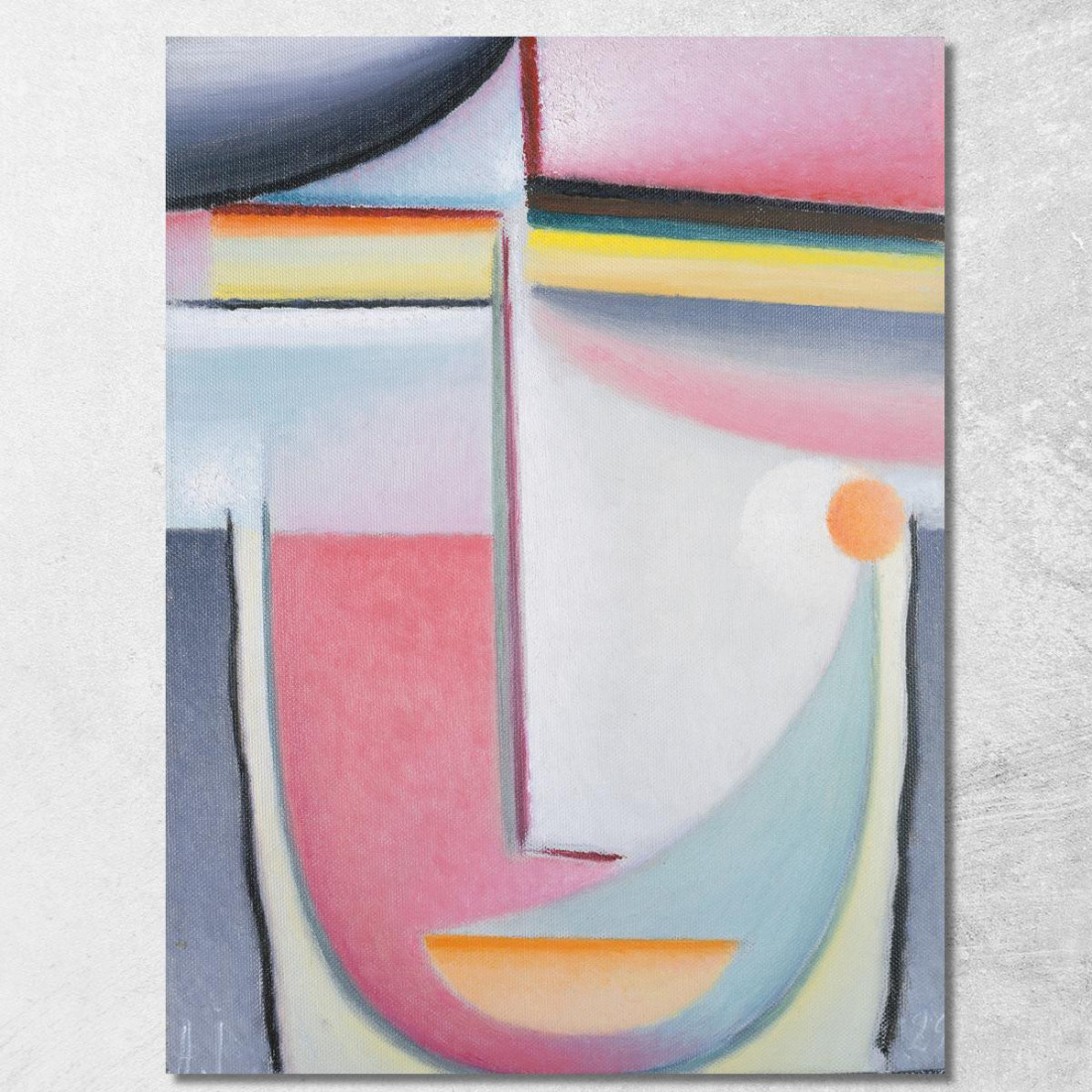 Sinfonia Capa Astratta In Rosa Alexej von Jawlensky avj6 quadro stampato su tela Sinfonia Capa Astratta In Rosa Alexej von Jawlensky avj6 quadro stampato su tela