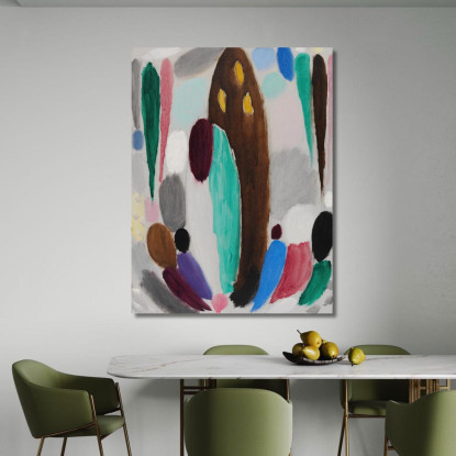 Variante Asconiana Alexej von Jawlensky avj13 quadro stampato su tela