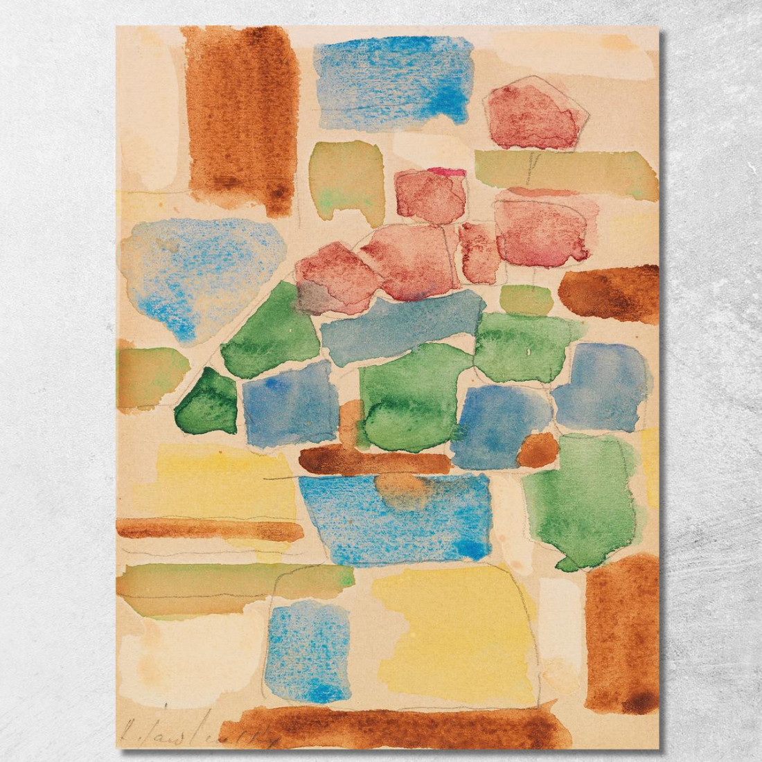 Natura Morta Di Fiori Alexej von Jawlensky avj16 quadro stampato su tela Natura Morta Di Fiori Alexej von Jawlensky avj16 quadro stampato su tela