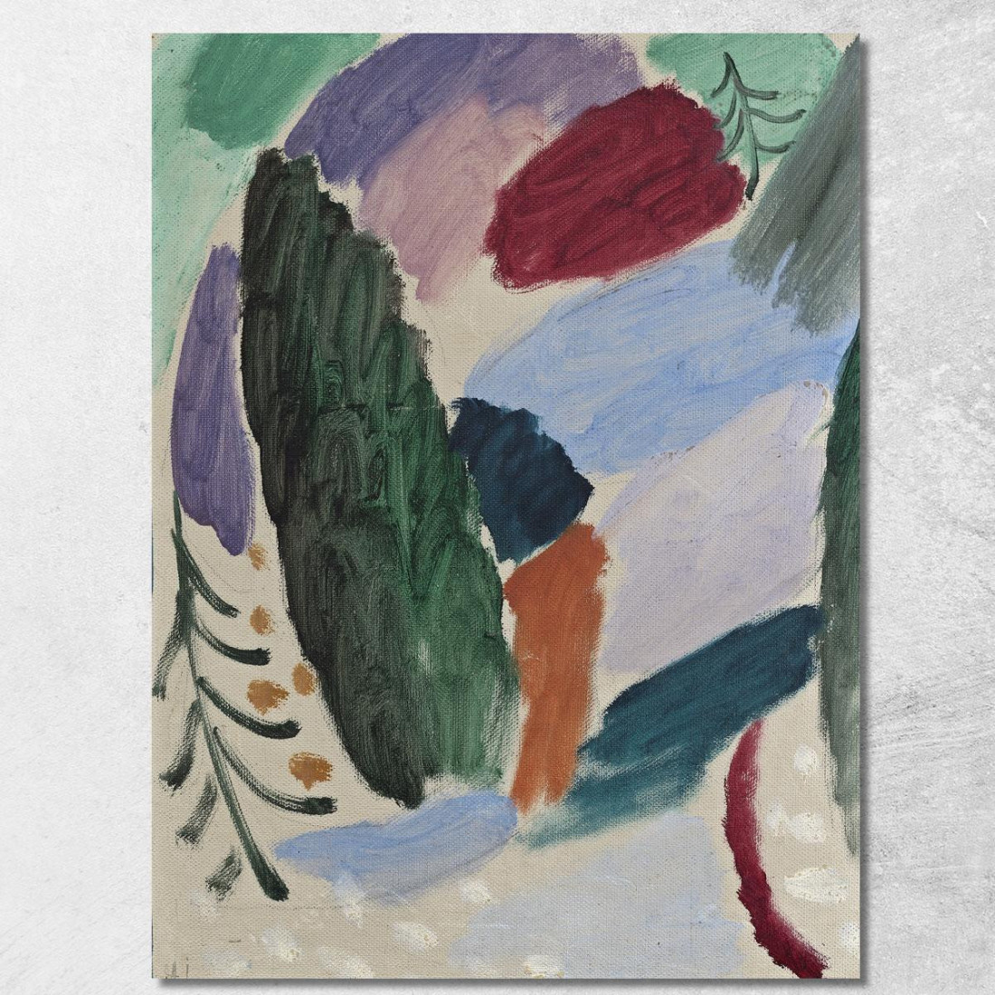 Giornata Gelida Alexej von Jawlensky avj32 quadro stampato su tela Giornata Gelida Alexej von Jawlensky avj32 quadro stampato su tela