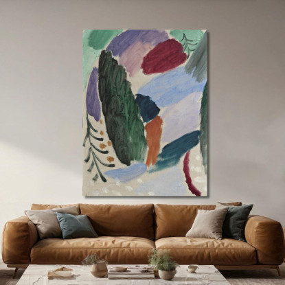 Giornata Gelida Alexej von Jawlensky avj32 quadro stampato su tela