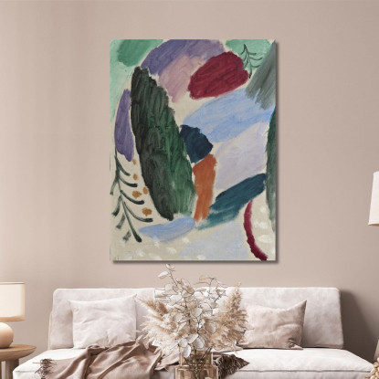 Giornata Gelida Alexej von Jawlensky avj32 quadro stampato su tela
