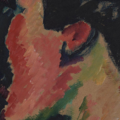 Testa Alexej von Jawlensky avj41 quadro stampato su tela