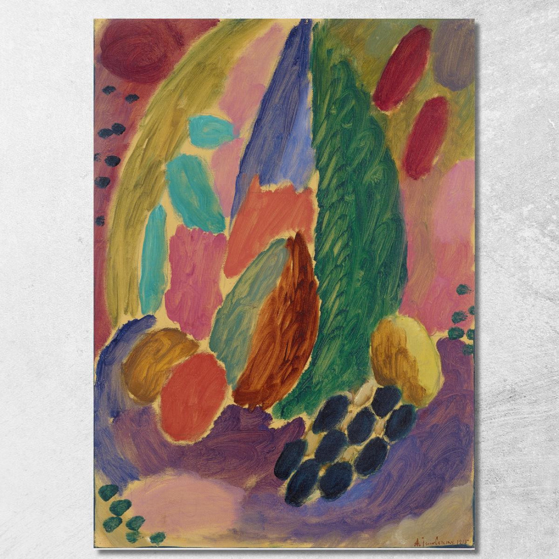 Grande Variazione Alexej von Jawlensky avj50 quadro stampato su tela Grande Variazione Alexej von Jawlensky avj50 quadro stampato su tela