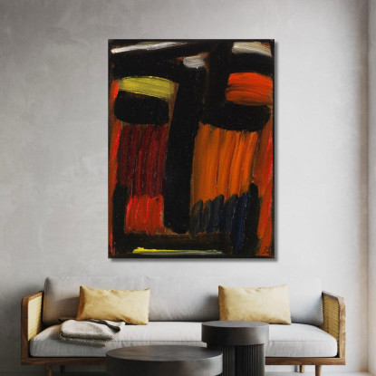 Meditazione 3 Alexej von Jawlensky avj55 quadro stampato su tela