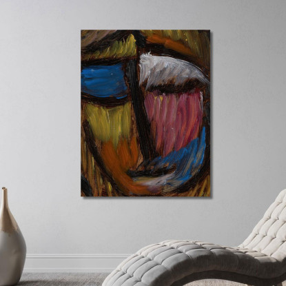 Meditazione N.30 Alexej von Jawlensky avj59 quadro stampato su tela