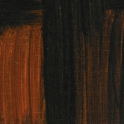 Meditazione Nero-Arancio Incandescente Alexej von Jawlensky avj66 quadro stampato su tela