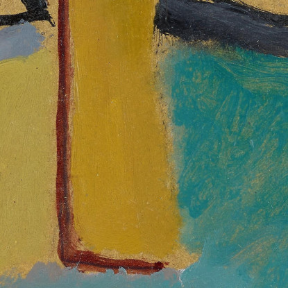 Testa Mistica Testa Di Ragazza Frontale Alexej von Jawlensky avj70 quadro stampato su tela
