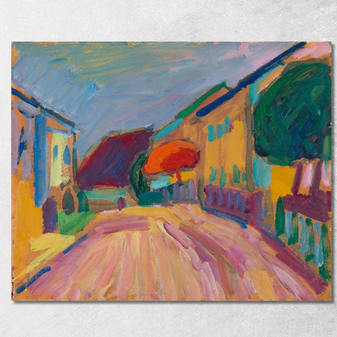 Schizzo Di Murnau Alexej von Jawlensky avj89 quadro stampato su tela Schizzo Di Murnau Alexej von Jawlensky avj89 quadro stampato su tela