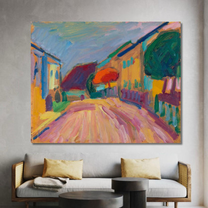Schizzo Di Murnau Alexej von Jawlensky avj89 quadro stampato su tela