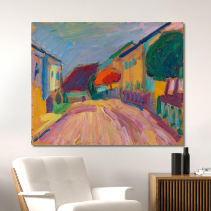 Schizzo Di Murnau Alexej von Jawlensky avj89 quadro stampato su tela