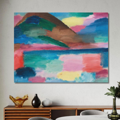 Giornata Estiva Ad Ascona Alexej von Jawlensky avj90 quadro stampato su tela