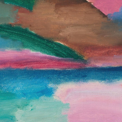 Giornata Estiva Ad Ascona Alexej von Jawlensky avj90 quadro stampato su tela