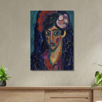 Spagnolo Alexej von Jawlensky avj92 quadro stampato su tela