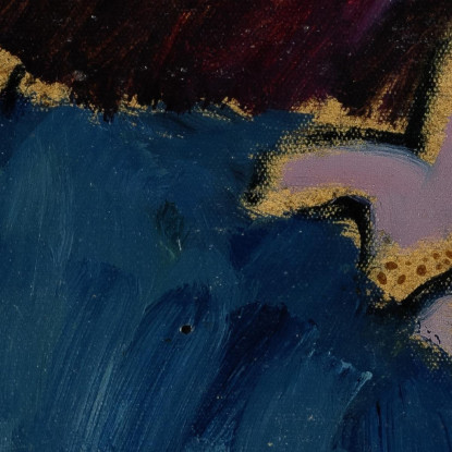 Natura Morta Con Una Ciotola Viola Alexej von Jawlensky avj95 quadro stampato su tela