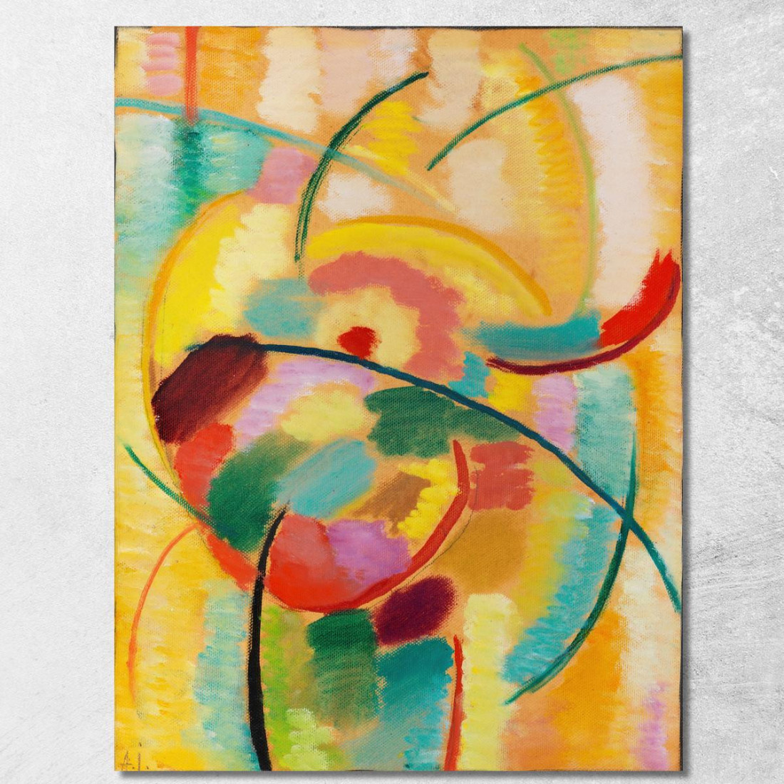 Natura Morta Alexej von Jawlensky avj109 quadro stampato su tela Natura Morta Alexej von Jawlensky avj109 quadro stampato su tela