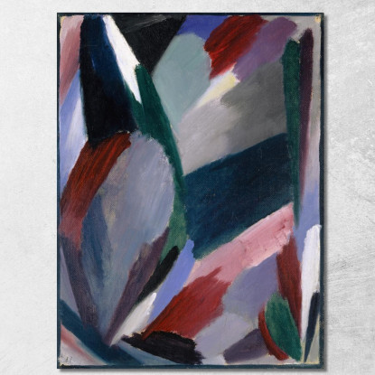 Variazione Inverno Rigido Alexej von Jawlensky avj123 quadro stampato su tela