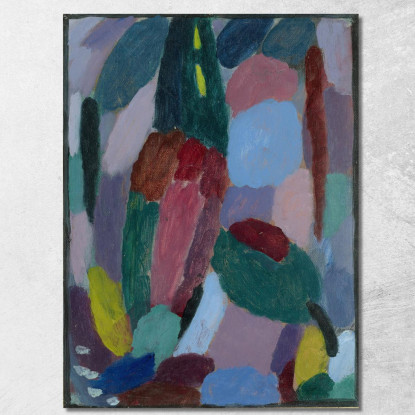 Variazione Crepuscolo Alexej von Jawlensky avj125 quadro stampato su tela