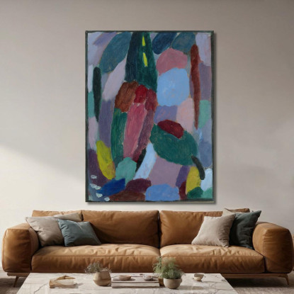 Variazione Crepuscolo Alexej von Jawlensky avj125 quadro stampato su tela
