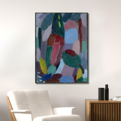 Variazione Crepuscolo Alexej von Jawlensky avj125 quadro stampato su tela
