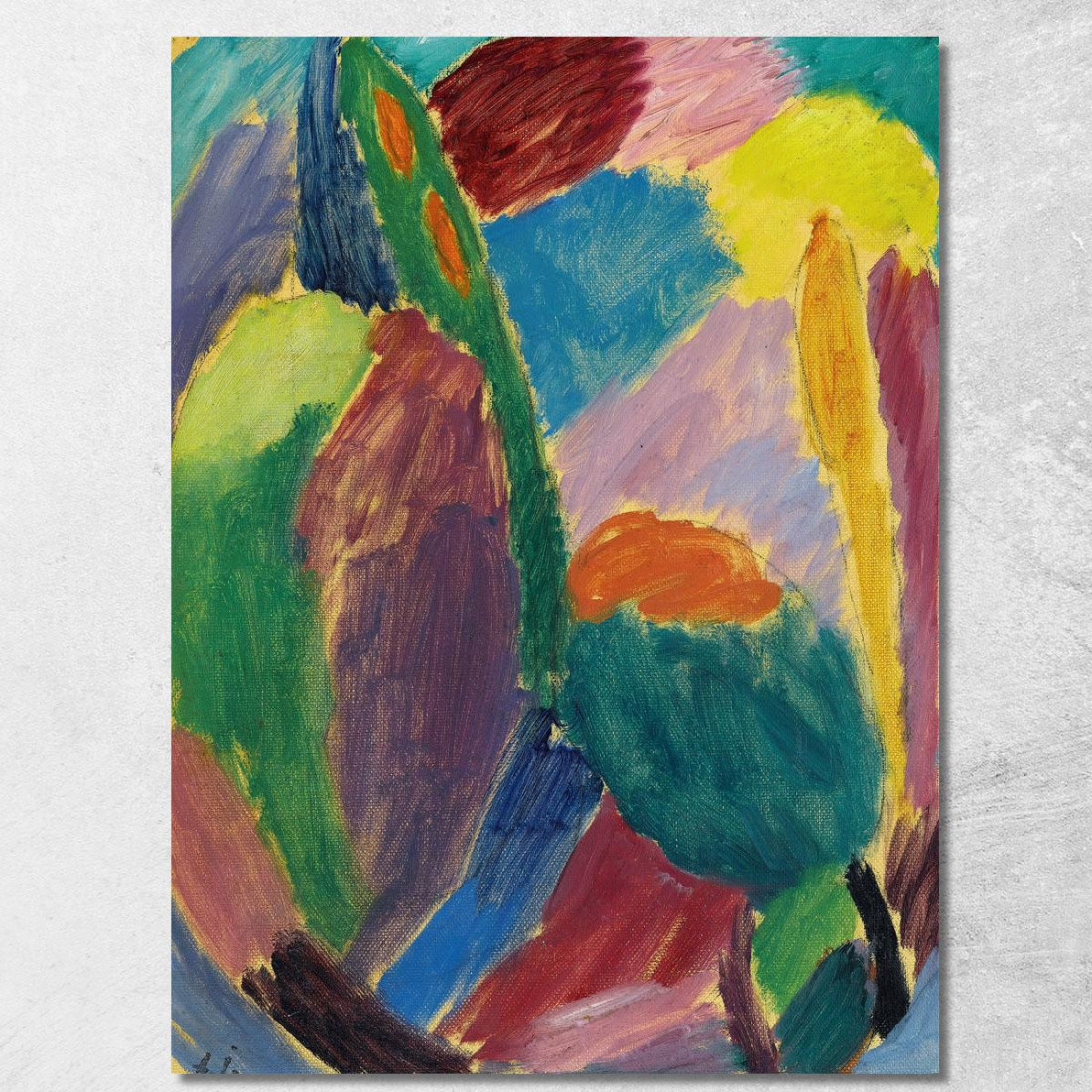 Variazione Alexej von Jawlensky avj126 quadro stampato su tela Variazione Alexej von Jawlensky avj126 quadro stampato su tela