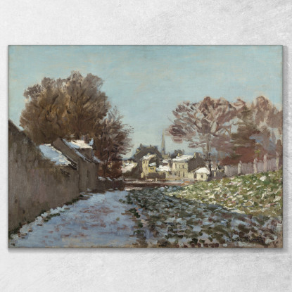 Neve Ad Argenteuil Neve Ad Argenteuil Claude Monet mnt140 quadro stampato su tela