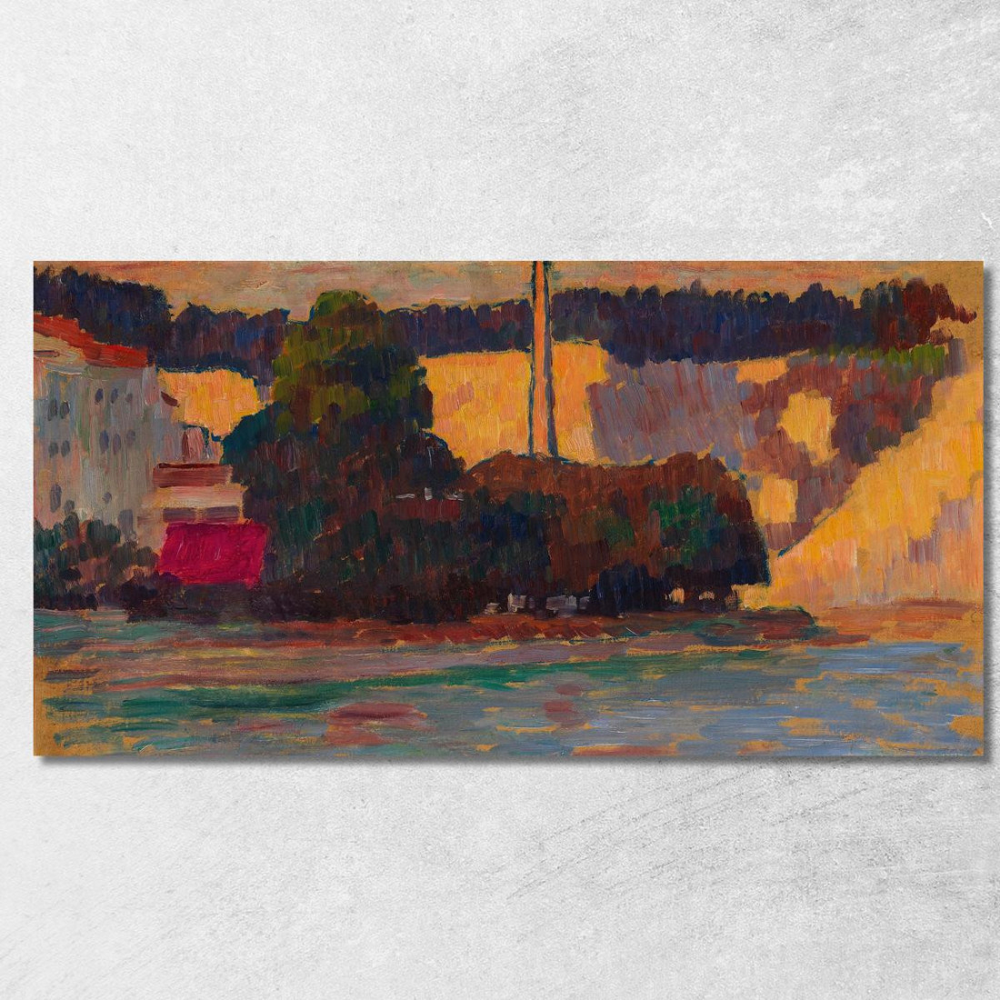 Wasserburg Alexej von Jawlensky avj128 quadro stampato su tela Wasserburg Alexej von Jawlensky avj128 quadro stampato su tela