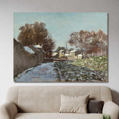 Neve Ad Argenteuil Neve Ad Argenteuil Claude Monet mnt140 quadro stampato su tela