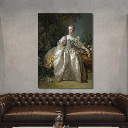 La Signora Bergeret François Boucher fbc51 quadro stampato su tela
