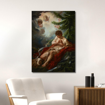 San Giovanni Battista François Boucher fbc75 quadro stampato su tela
