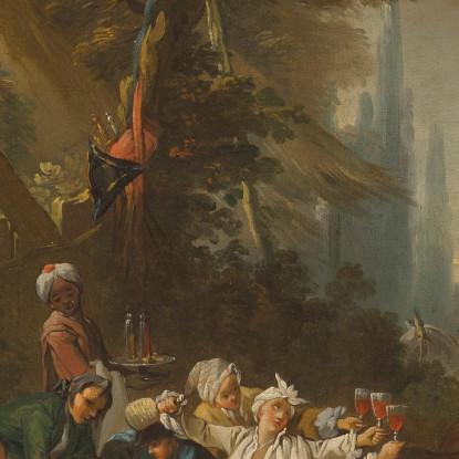 Il Resto Della Caccia François Boucher fbc98 quadro stampato su tela