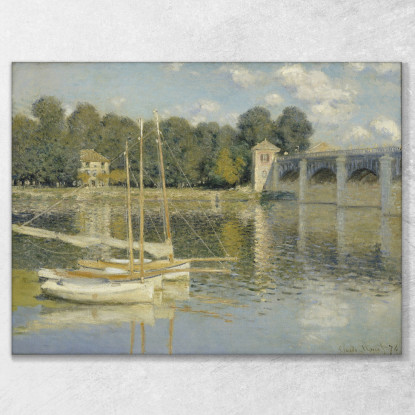 Il Ponte Dell'Argenteuil Claude Monet mnt171 quadro stampato su tela
