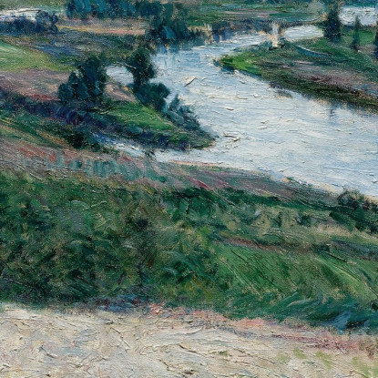 La Senna A Pointe D'Epinay Gustave Caillebotte gcl9 quadro stampato su tela