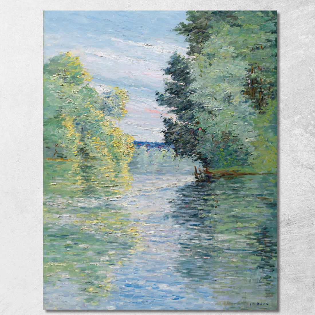 Il Piccolo Braccio Della Senna Ad Argenteuil Gustave Caillebotte gcl12 quadro stampato su tela