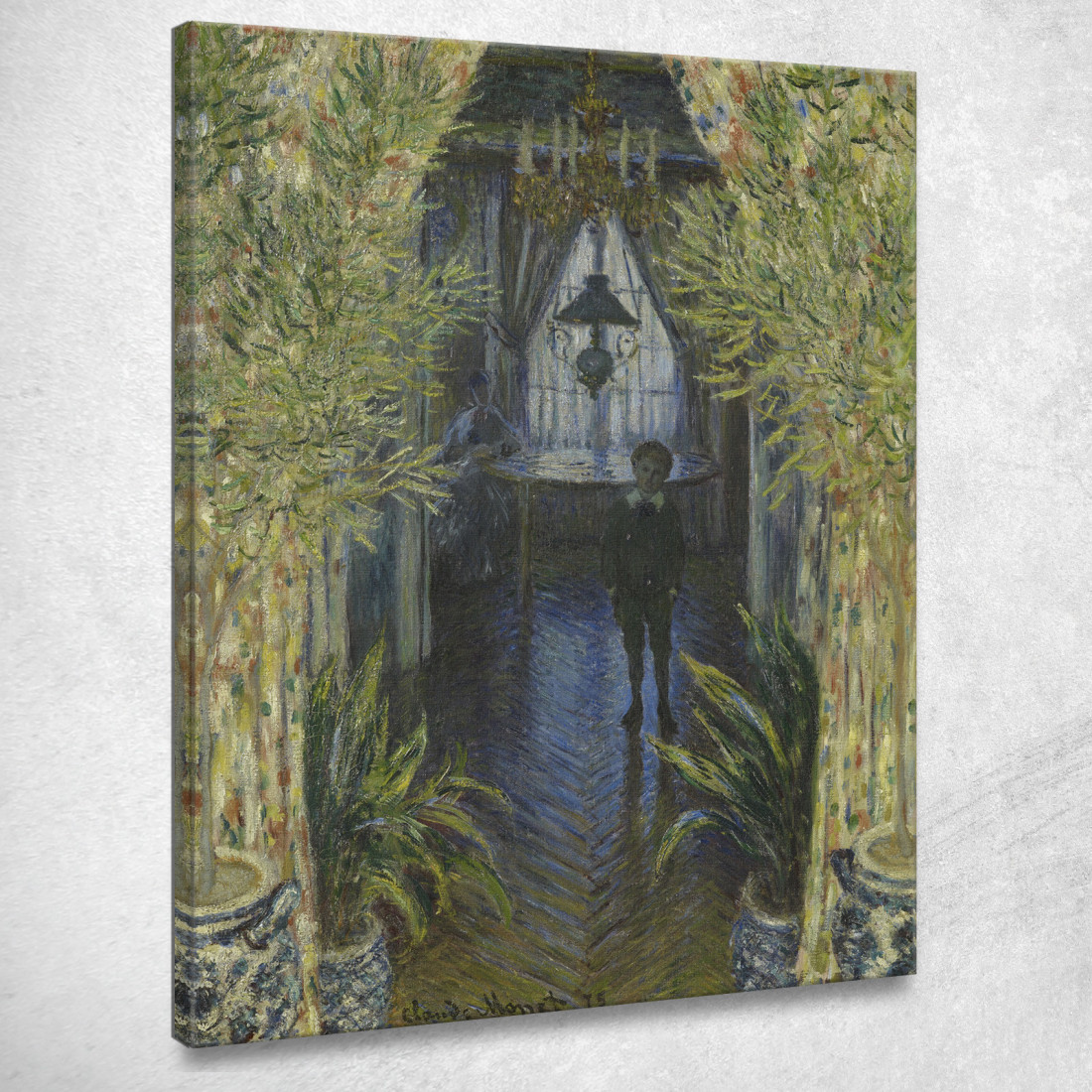 Un Angolo Dell'Appartamento Claude Monet mnt185 quadro stampato su tela Un Angolo Dell'Appartamento Claude Monet mnt185 quadro stampato su tela
