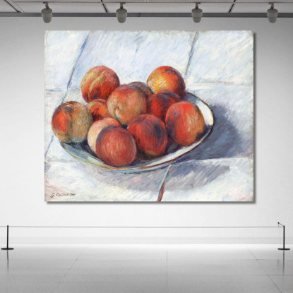 Il Piatto Delle Pesche Gustave Caillebotte gcl16 quadro stampato su tela