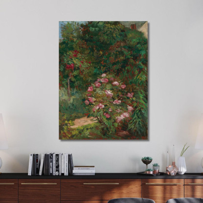 Giardino Aiuola Di Petit Gennevilliers Gustave Caillebotte gcl19 quadro stampato su tela