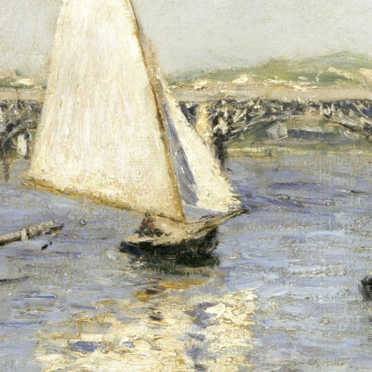 Barche A Vela Ad Argenteuil Gustave Caillebotte gcl26 quadro stampato su tela