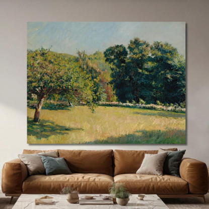 Un Giardino A Trouville Gustave Caillebotte gcl32 quadro stampato su tela