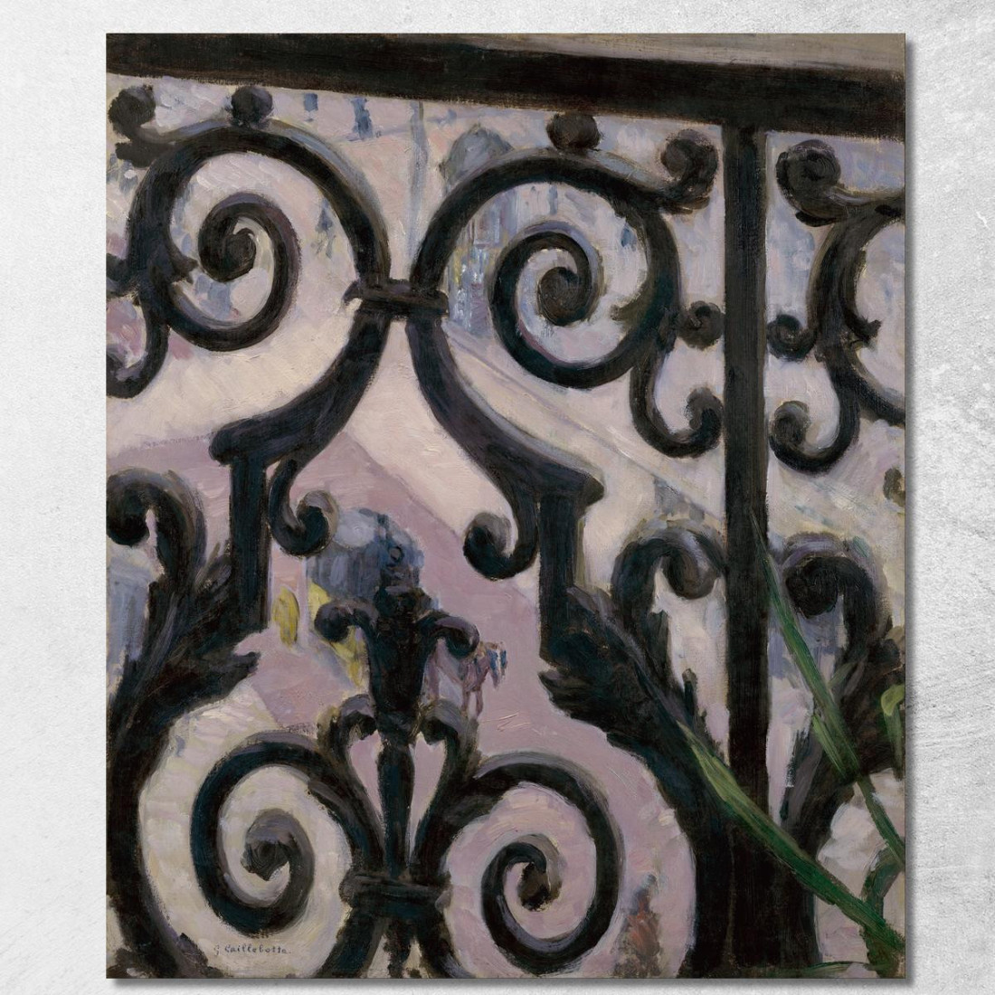Vista Da Un Balcone Gustave Caillebotte gcl33 quadro stampato su tela Vista Da Un Balcone Gustave Caillebotte gcl33 quadro stampato su tela