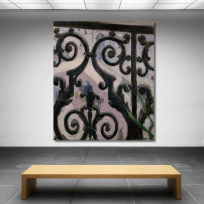 Vista Da Un Balcone Gustave Caillebotte gcl33 quadro stampato su tela