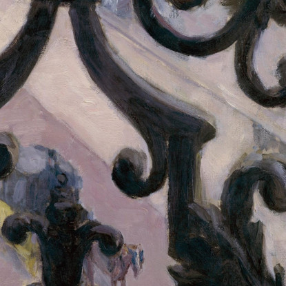 Vista Da Un Balcone Gustave Caillebotte gcl33 quadro stampato su tela