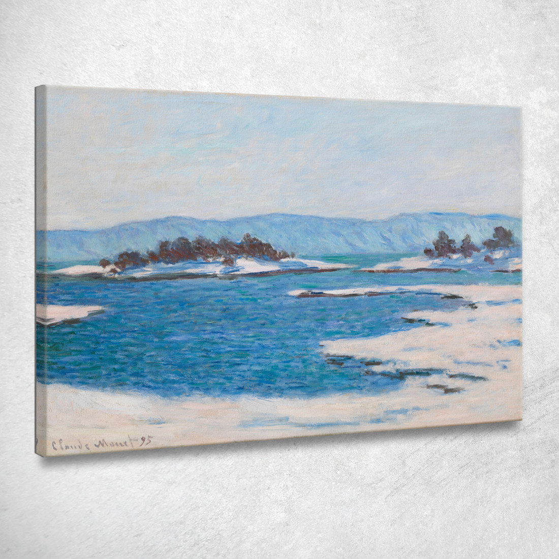 Ai Margini Del Fiordo Di Christiania Claude Monet mnt188 quadro stampato su tela Ai Margini Del Fiordo Di Christiania Claude Monet mnt188 quadro stampato su tela