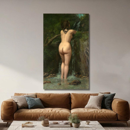 La Fonte Gustave Courbet cg13 quadro stampato su tela