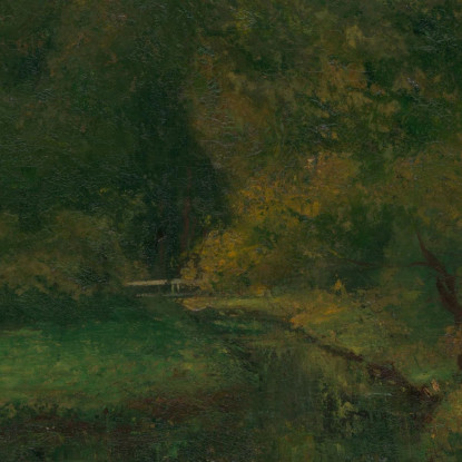 Un Ruscello In Una Radura Gustave Courbet cg27 quadro stampato su tela
